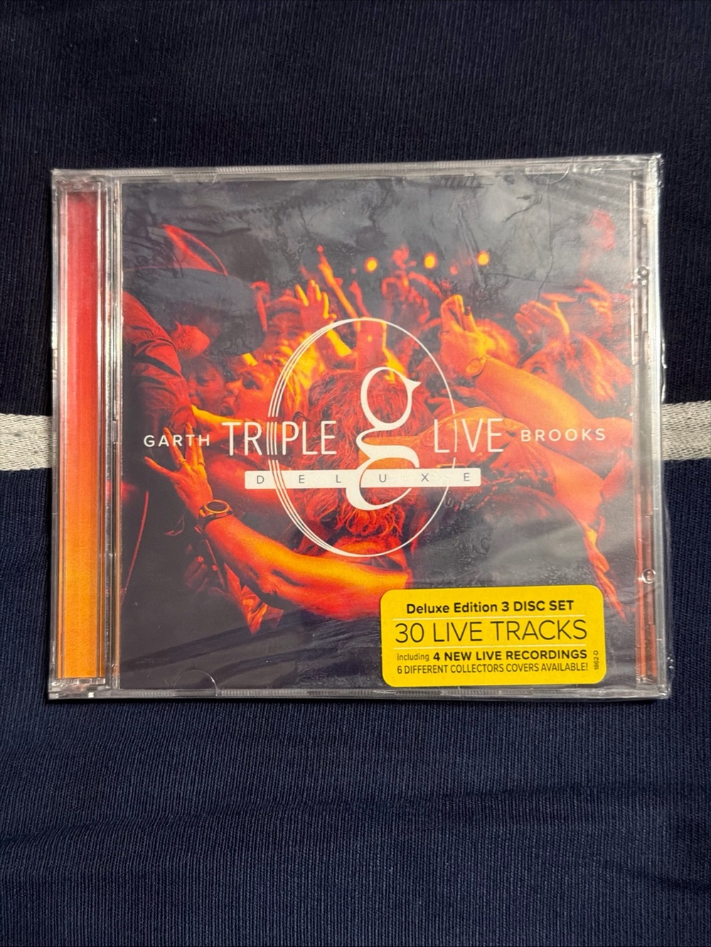 Garth Brooks Triple Live Deluxe CD (Red-Orange Artwork) Brand New Sealed